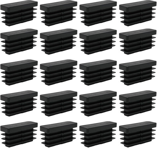 20pcs black rectangle - black,