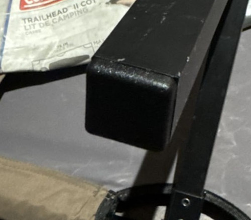 Pack square tubing end - square,